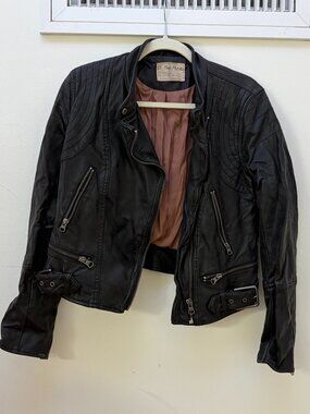 We the Free (Free People) moto vegan leather jacket